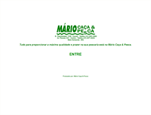 Tablet Screenshot of mariocacapesca.com.br
